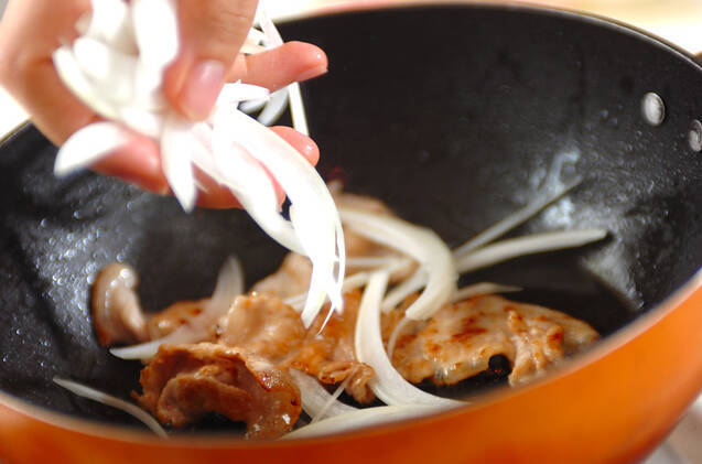豚肉のショウガ焼きの作り方の手順2