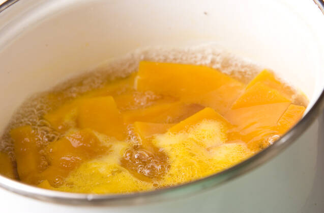 パンプキンブルスケッタの作り方の手順1