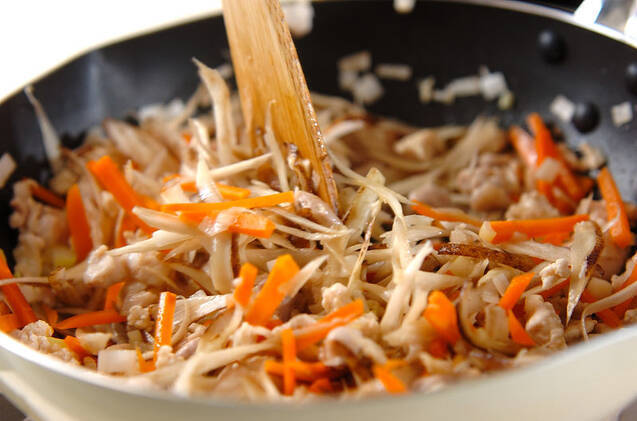 鶏ゴボウご飯の作り方の手順7