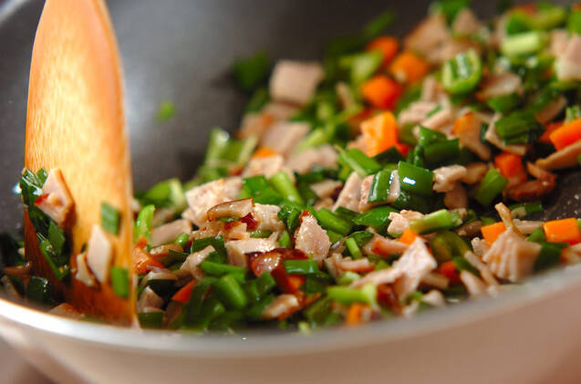 モヤシのオイスターチャーハンの作り方の手順6