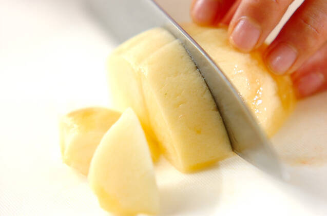 ピーチクリームソーダの作り方の手順1