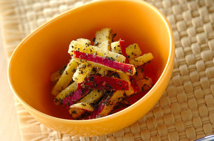 サツマイモのゴママヨ和え