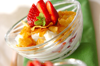 イチゴのデザート