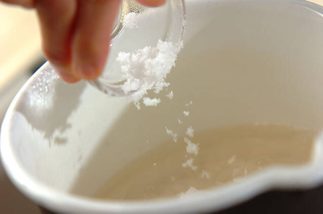 小豆添えコーヒーカンの作り方の手順1