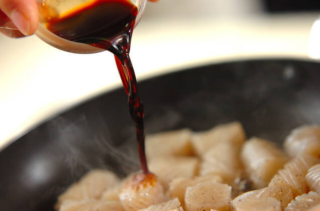 手綱コンニャクのきんぴら風炒めの作り方の手順3