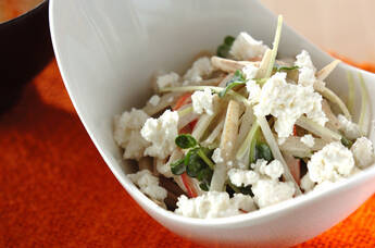 ボイルゴボウのサラダ