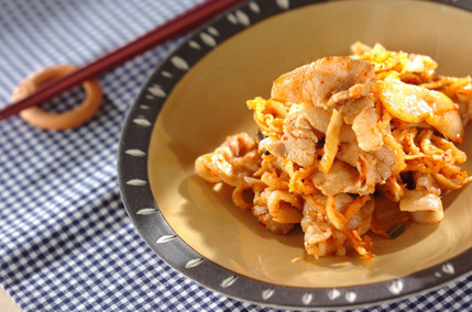 切干し豚キムチ