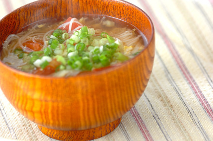 素麺のかきたま汁