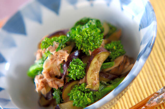 ナスのツナ炒め