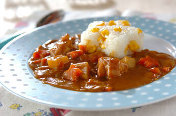 豆乳とバナナのまろやかチキンカレー