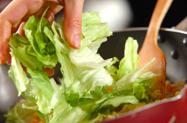 カニチャーハンの作り方の手順8