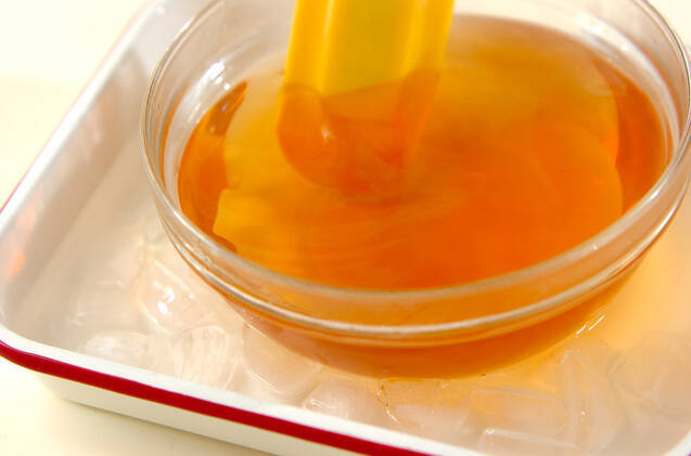 ブドウと梅酒ジュレの作り方の手順4