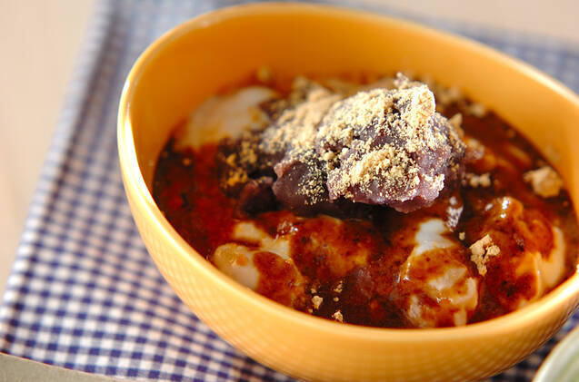 小豆コーヒーヨーグルト