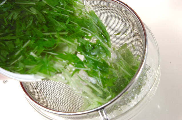水菜のゴマ和えの作り方の手順5