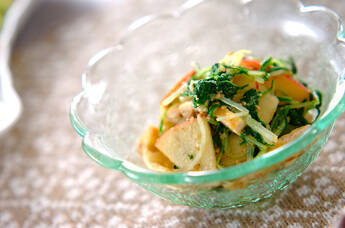 水菜のゴマ和え