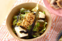 揚げしらすのサラダ