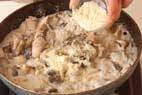 キノコのクリーム煮パスタの作り方の手順6