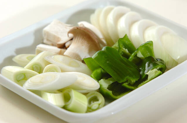 牛カルビの炒め物の作り方の手順1