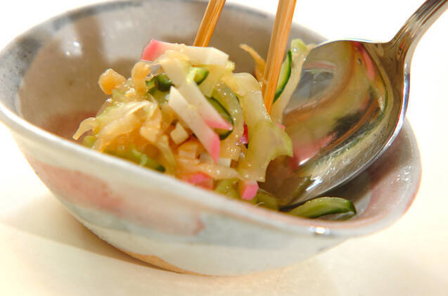 クラゲの酢の物の作り方の手順7