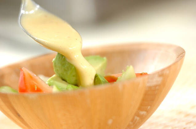 手作りマヨネーズのサラダの作り方の手順5