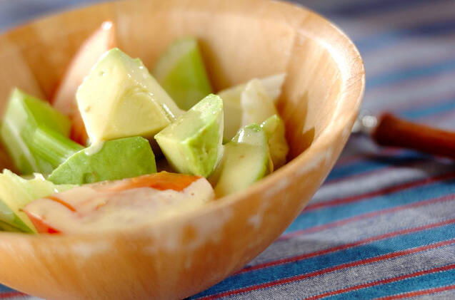 手作りマヨネーズのサラダ