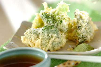 ブロッコリーの天ぷら