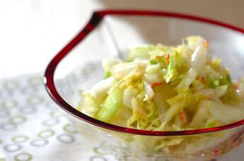 白菜とセロリの浅漬け