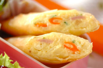ポテトサラダの春巻き