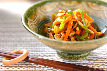 切干し大根の炒め物