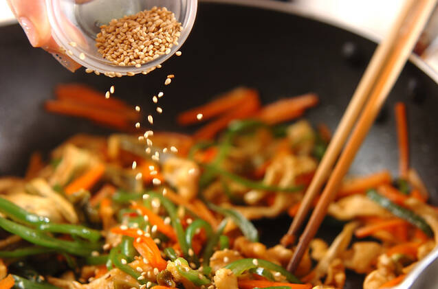 切干し大根の炒め物の作り方の手順5