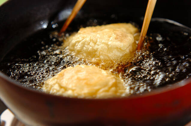 冷やしカレーそば・揚げ卵のせの作り方の手順5