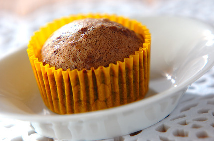 オレンジココアの蒸しケーキ