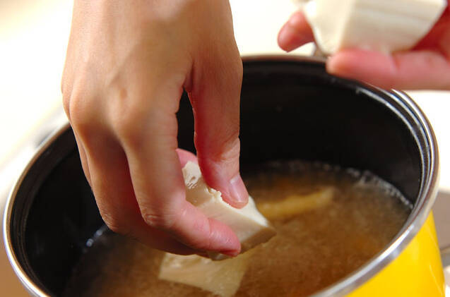 くずし豆腐のみぞれ汁の作り方の手順5