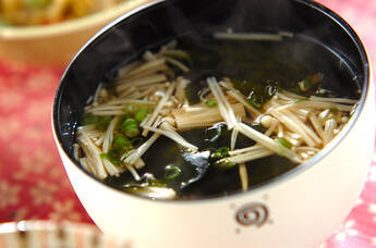 エノキのお吸い物