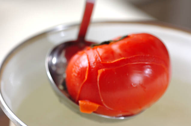 トマトの冷スープの作り方の手順1