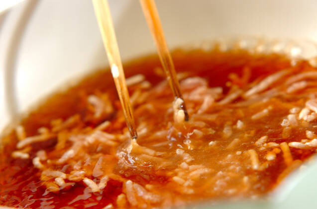 白菜の親子とじの作り方の手順4