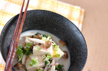 高野豆腐のミルク煮