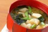 豆腐と麩のみそ汁