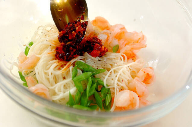 ピリ辛素麺サラダの作り方の手順5