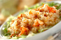 エビのガーリックチャーハン