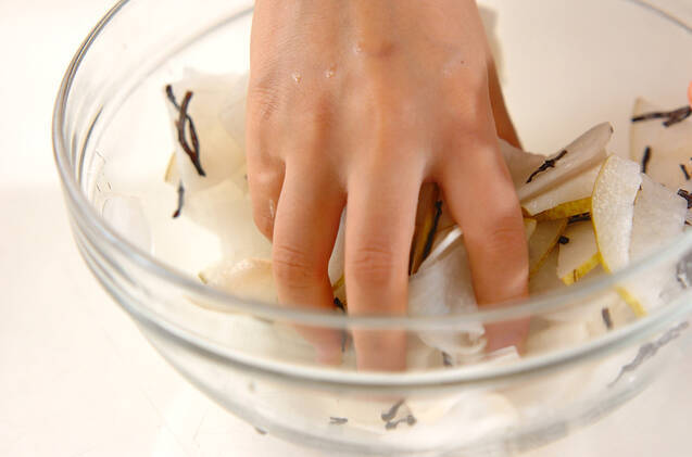 大根の塩昆布漬けの作り方の手順3