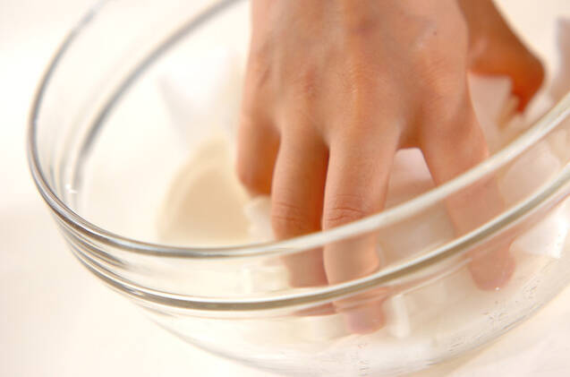 大根の塩昆布漬けの作り方の手順1