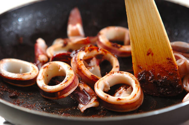 イカワタご飯の作り方の手順2