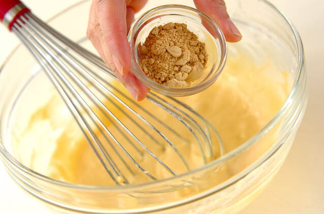 ジンジャーパンケーキの作り方の手順1