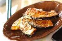 カボチャの揚げ焼き