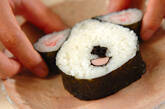 コアラちゃんデコ巻き寿司の作り方12