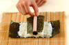 コアラちゃんデコ巻き寿司の作り方の手順9