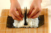 コアラちゃんデコ巻き寿司の作り方7