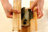 コアラちゃんデコ巻き寿司の作り方11