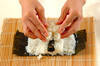 コアラちゃんデコ巻き寿司の作り方の手順11